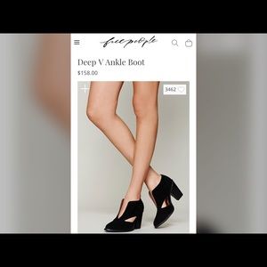 jeffrey campbell deep v ankle boot